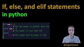 09 - if else elif statements in Python