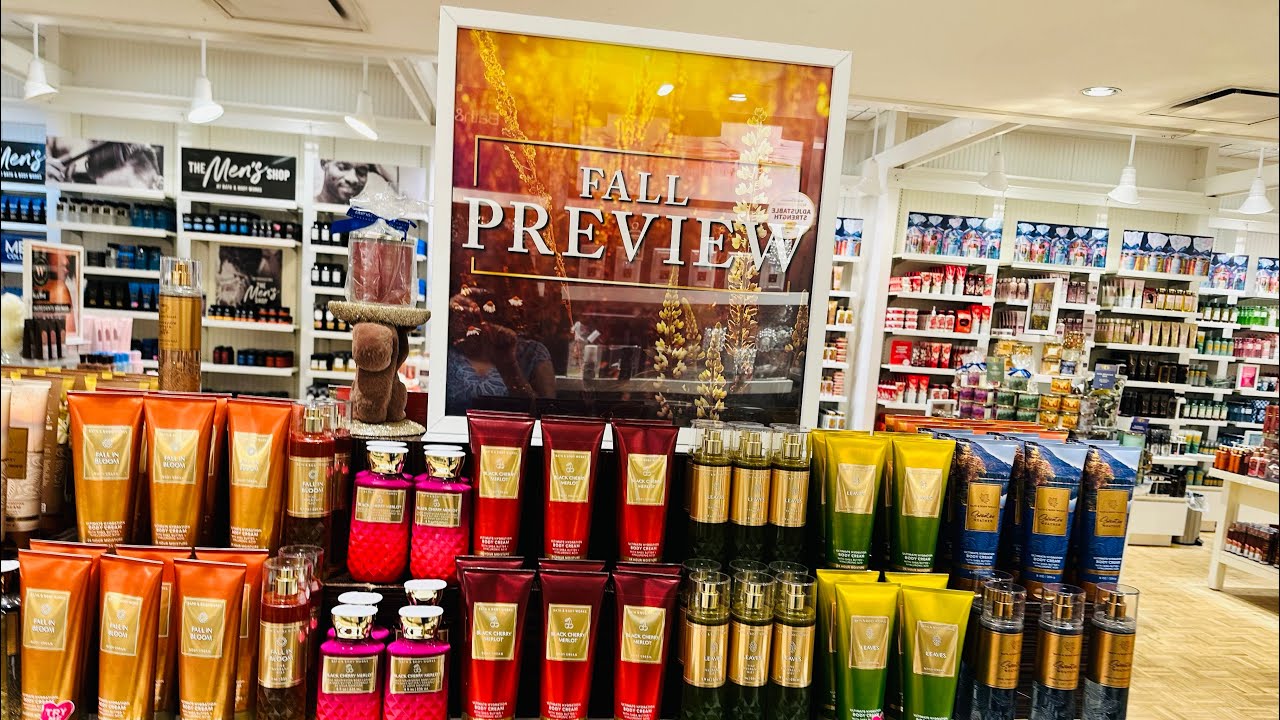 Bath and Body Works Haul/Fall Products - YouTube