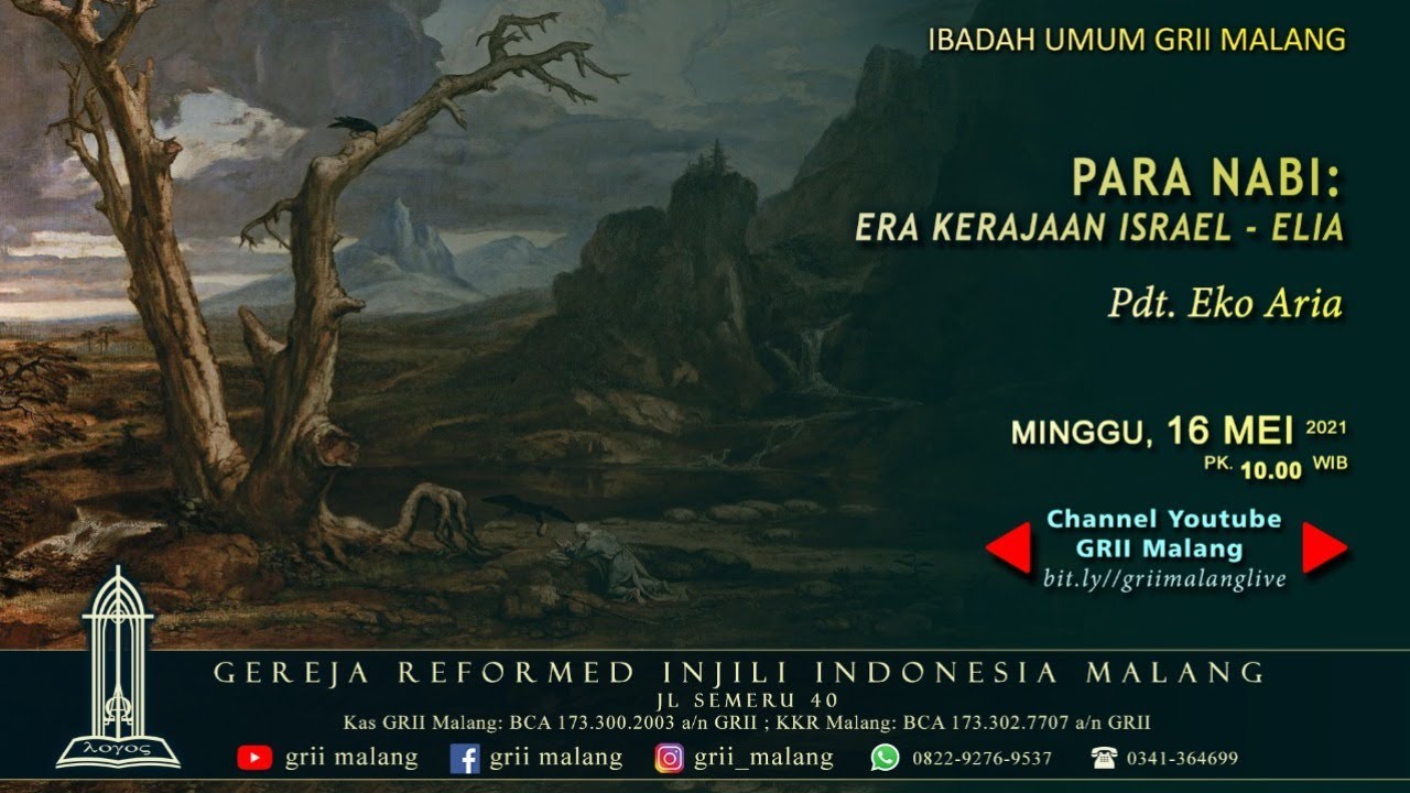 Para Nabi: Era Kerajaan Israel - Elia