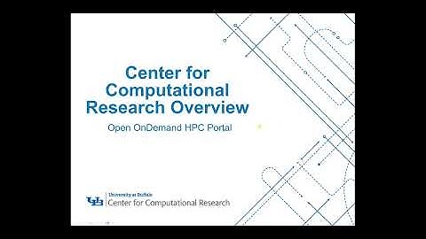 Intro to Open OnDemand at CCR