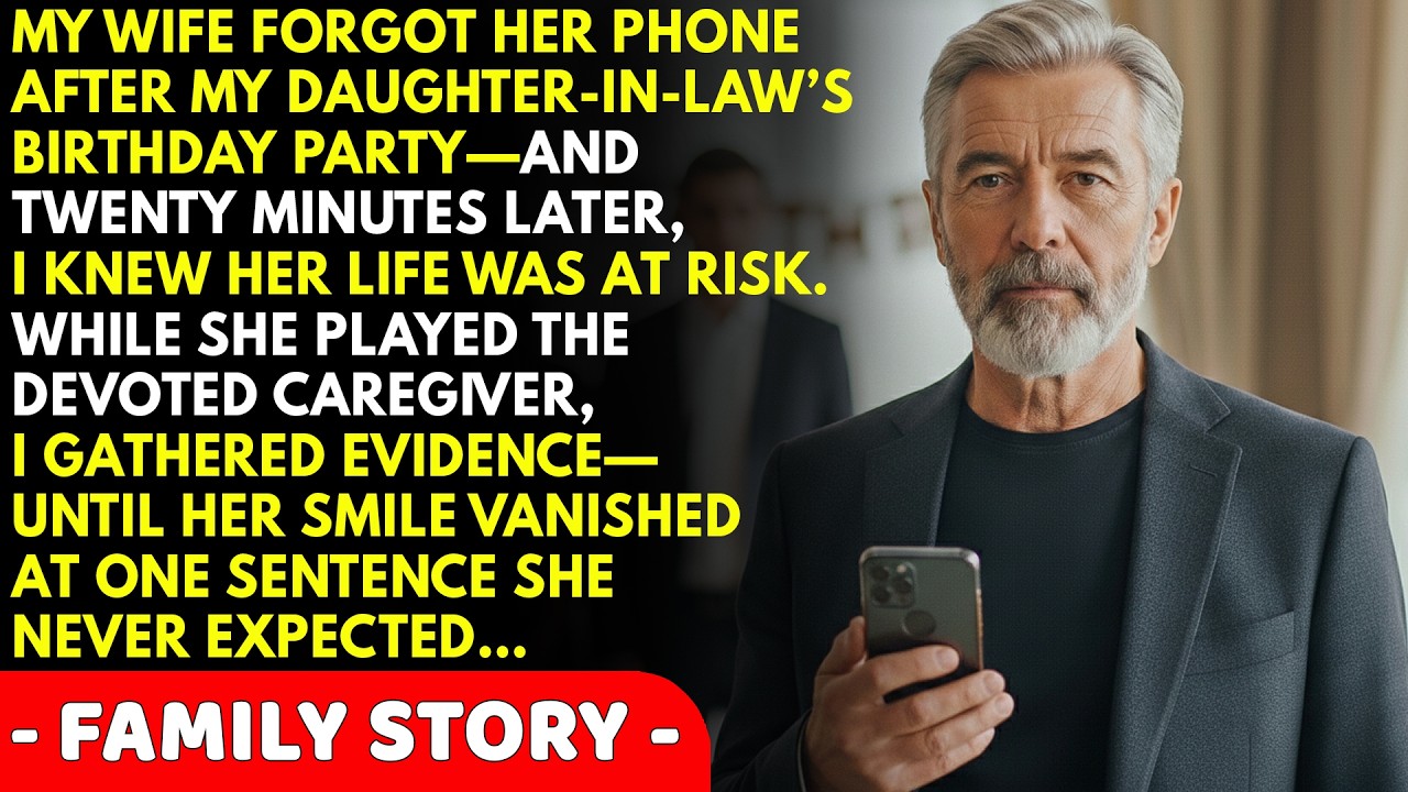My Wife Left Her Phone After My DIL’s Birthday Party—What a Security Guard Showed Me Saved Her Life