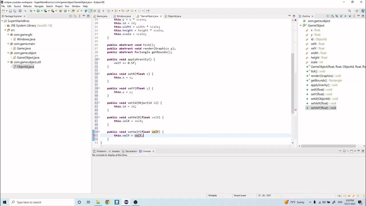 Java Game Programming #6 - Game Object (Part 2) - YouTube