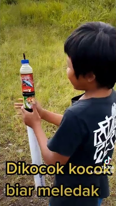 meriam bedil lodong terbuat dari pipa paralon