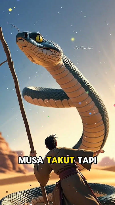 Kisah Nabi Musa & Tongkat Ajaib #shorts #kisahnabi #animasi #ceritaanakmuslim #kisahislam