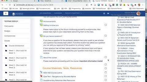 Moodle: Import your content from a previous course