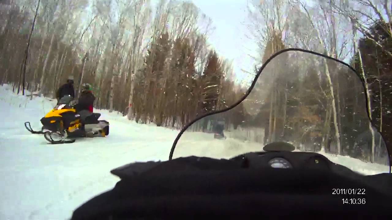 Snowmobiling In North Conway YouTube