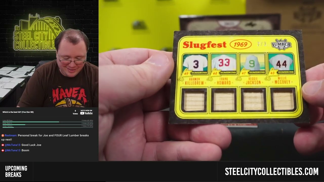 Набор случайных карточек Leaf Lumber Baseball Hobby 2025 года, 2 коробки, выпуск №1 - Стив