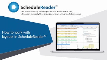 How to work with layouts in ScheduleReader