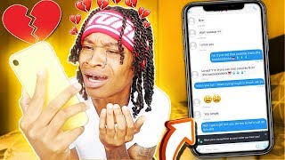 TEXTING My Girlfriend Pretending To Be HER EX!!! *BAD IDEA*