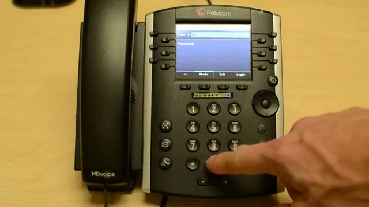 VVX400 & VVX410 Login Tutorial - YouTube