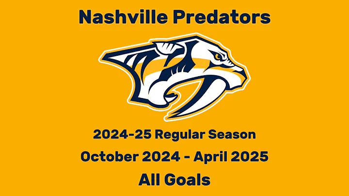 Nashville Predators | 2024-25 Season | All 214 Goals
