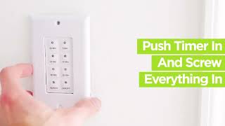 Digital Countdown Digital In-wall Timer Switch BN-LINK