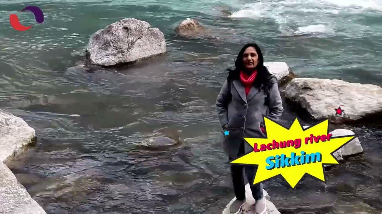 Enjoy Lachung river crystal clear glacial water and excellent scenery at North Sikkim 