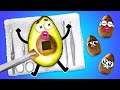 AUCH! Doodles VS Food Surgeries|Embarrassing Moments &amp; Daily Problems Of Talkative Food By Doodland