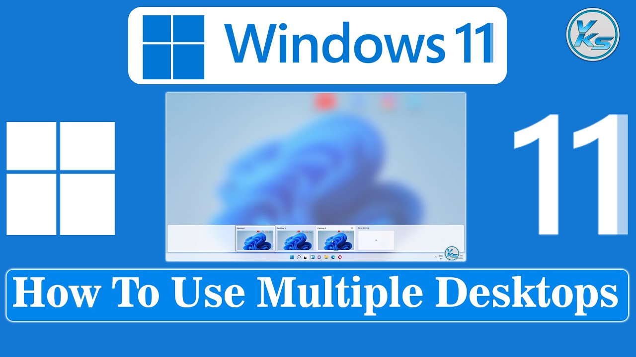 ✅ How To Use Multiple Desktops On Windows 11