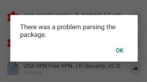How to Fix Parse Error There Was a Problem Parsing The Package | Parsing The Package problem Solved
