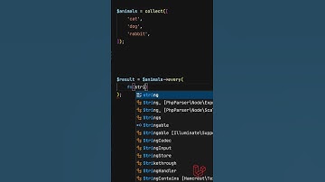 Every method in Laravel collection