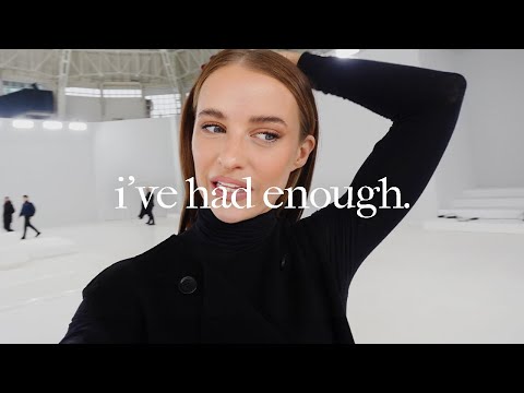 IVE HAD ENOUGH OF THIS AT MFW | VICTORIA