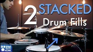 2 Stacked Drum Fills - Drum Lesson | Drum Beats Online