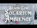 4K Disney's Beach Club Resort 🏖️ Crescent Solarium Ambience (3 Hours, chill, piano music)