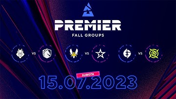 BLAST PREMIER FALL GROUPS 2023 - DAN 3 - G2 vs Liquid | Vitality vs Complexity | EG vs NIP