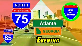 I-75 NORTH in Atlanta, GA - Evening