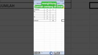 Cara Menghitung Jumlah Centang Di Excel
