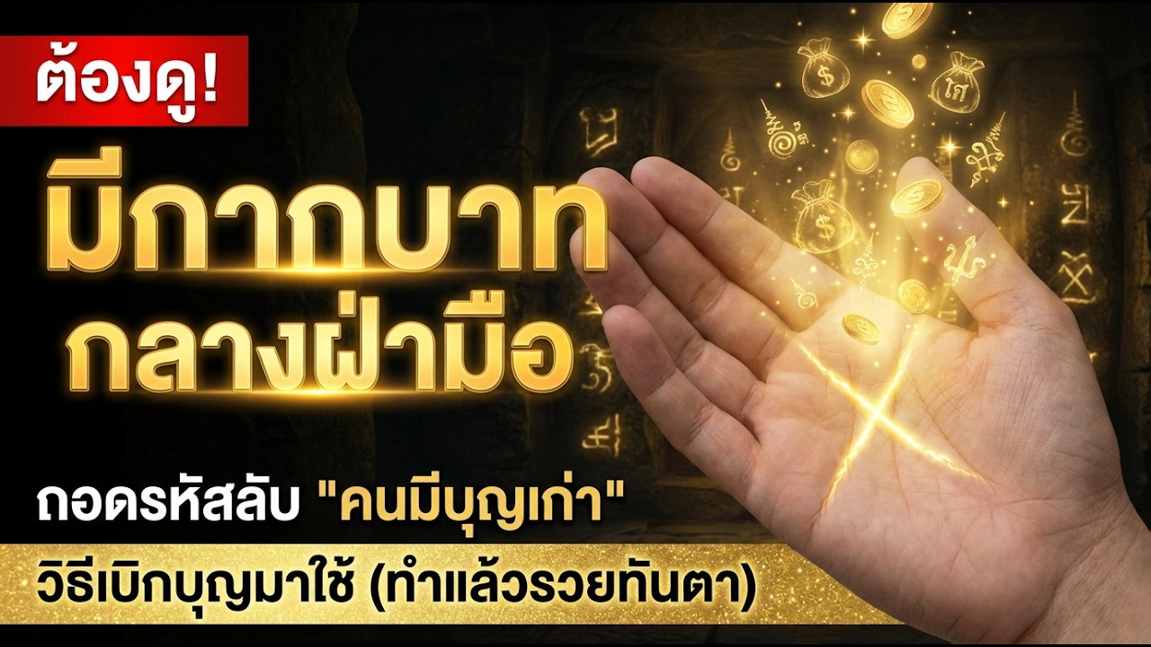 มีกากบาทกลางฝ่ามือต้องดู! ถอดรหัสลับ 