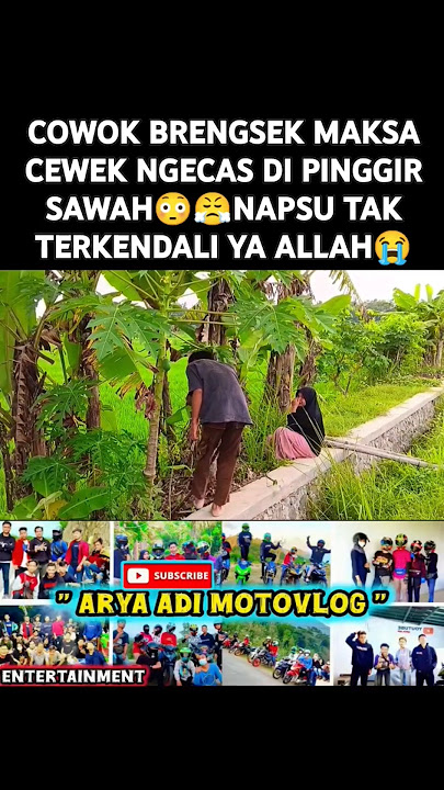 COWOK BRENGSEK MAKSA CEWEK NGECAS DI PINGGIR SAWAH😳😤NAPSU TAK TERKENDALI YA ALLAH😭 #feedshorts