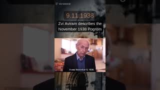 Holocaust survivor Zvi Aviram describes the November 1938 Pogrom