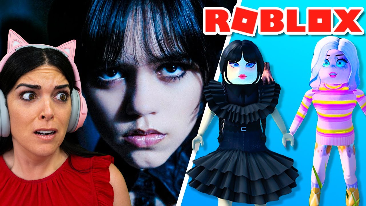 CREO el AVATAR de MIÉRCOLES (Merlina) y ENID en ROBLOX