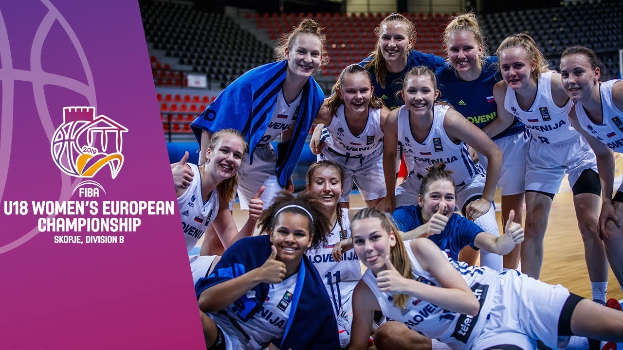 Slovenia v Iceland - Full Game - FIBA U18 Women's European Championship Division B 2019 islu
