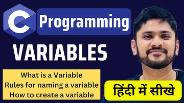 What are Variables in C Programming in Hindi | How to create a variable | C Tutorial | Amit Thinks
