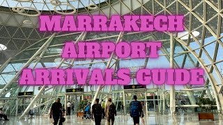 Marrakech Menara Airport - Arrivals Guide - Morocco (4K)