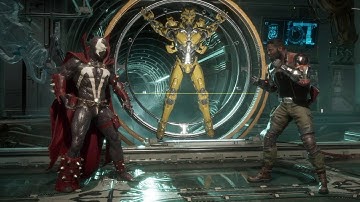 Spawn vs Jax Briggs  Fight Mortal Kombat 11