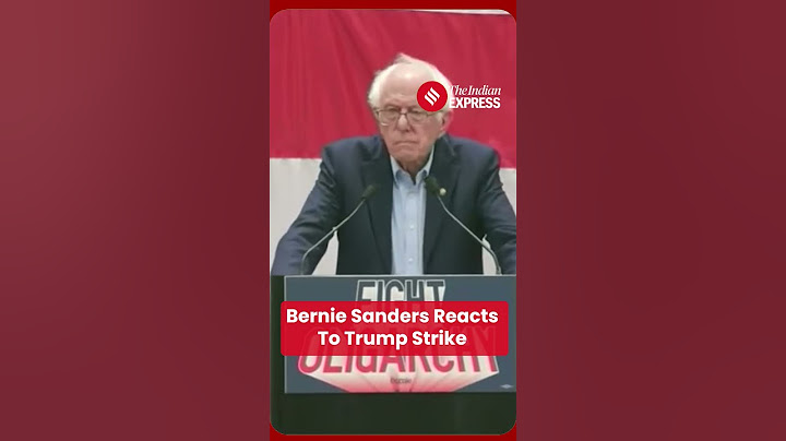 'He Doesn't Have The Right!' -U.S. Senator Bernie Sanders Gives Trump Reality Check On Bombing