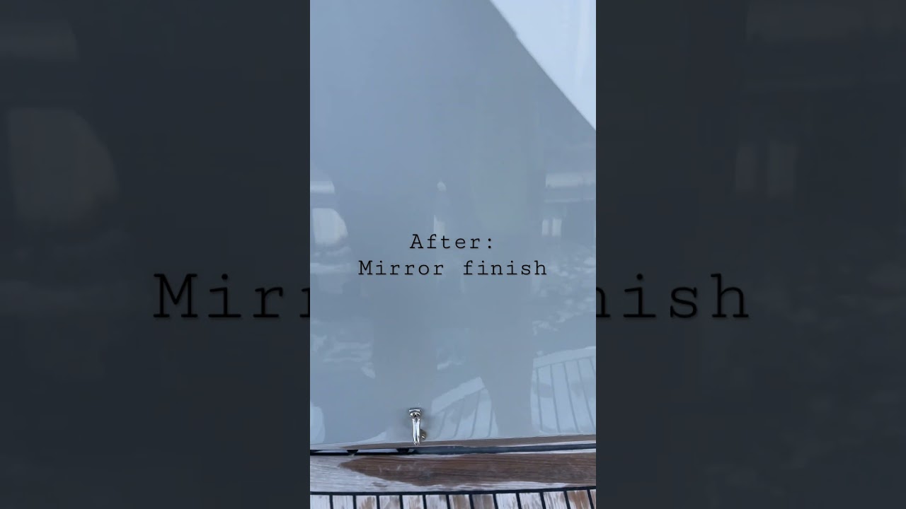 Boat Paint Before vs After 