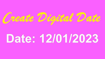 How To Easily Create Automatic Digital Date, Month & Year Using JavaScript & CSS