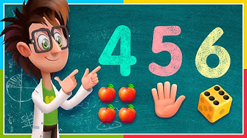 Numbers 4, 5 and 6 🖐  Lessons for kids 🖐  IntellectoKids Classroom 🎓  Educational Video