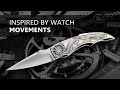 Tourbillon Knife By Corrado Moro - Inspired by Haute Horology Watch Movements &amp; Complications