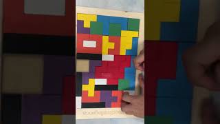 Anh Hai Bi 5 tuổi thử thách hack não Giải Ô Gạch - Trò Chơi Xếp Gạch Puzzle bằng gỗ. screenshot 2