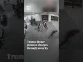 New footage shows Trump dinner gunman charging through security