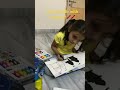 Painting ram mandir with crayons!!!🖍️🖍️#trending #art #painting