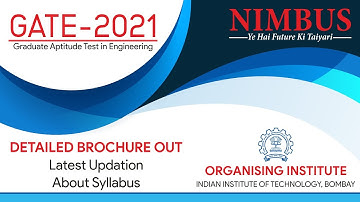 GATE 2021 Latest News: GATE 2021 Exam Date (Declared), Eligibility Criteria, Syllabus