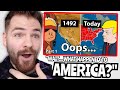 BRITISH Guy Reacts to THE ENTIRE HISTORY OF AMERICA in just 13 MINUTES!
