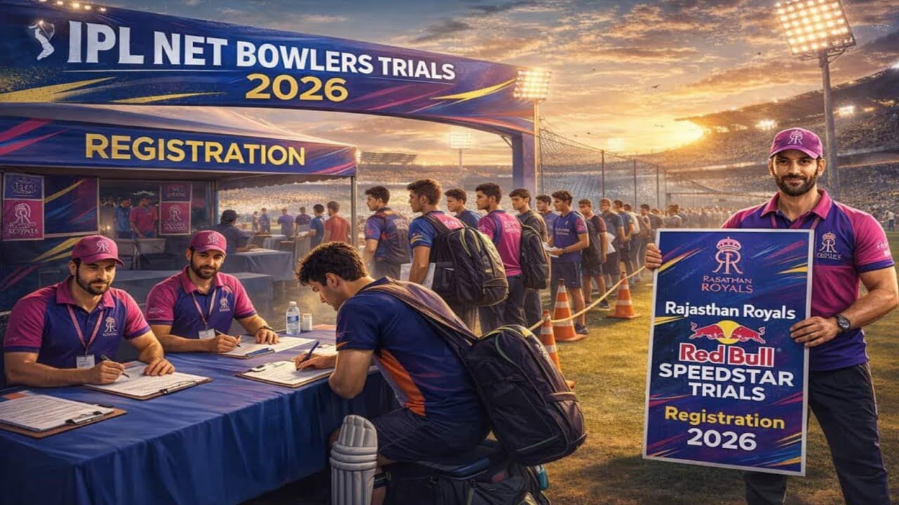 IPL Net Bowlers Trials 2026 ll Rajasthan Royals Redbull Speedstar Trials 2026