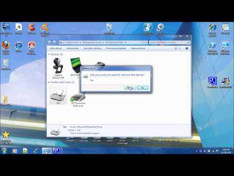 How to add a printer to a laptop or computer. ( in HD )