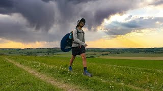 I walked a 100 miles because I was sad...