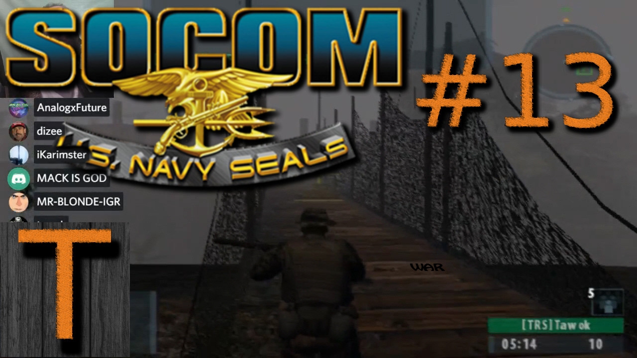 SOCOM 2 Online 2017 #13 - TRS 5v5 War - Enowapi, Sujo, Crossroads - Socom 2 gameplay XLINK