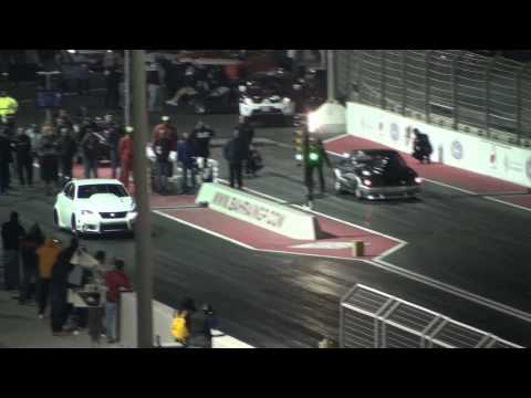 E.Kanoo Racing Drag Lexus ISF running 7.24@215mph with a lot left in it.